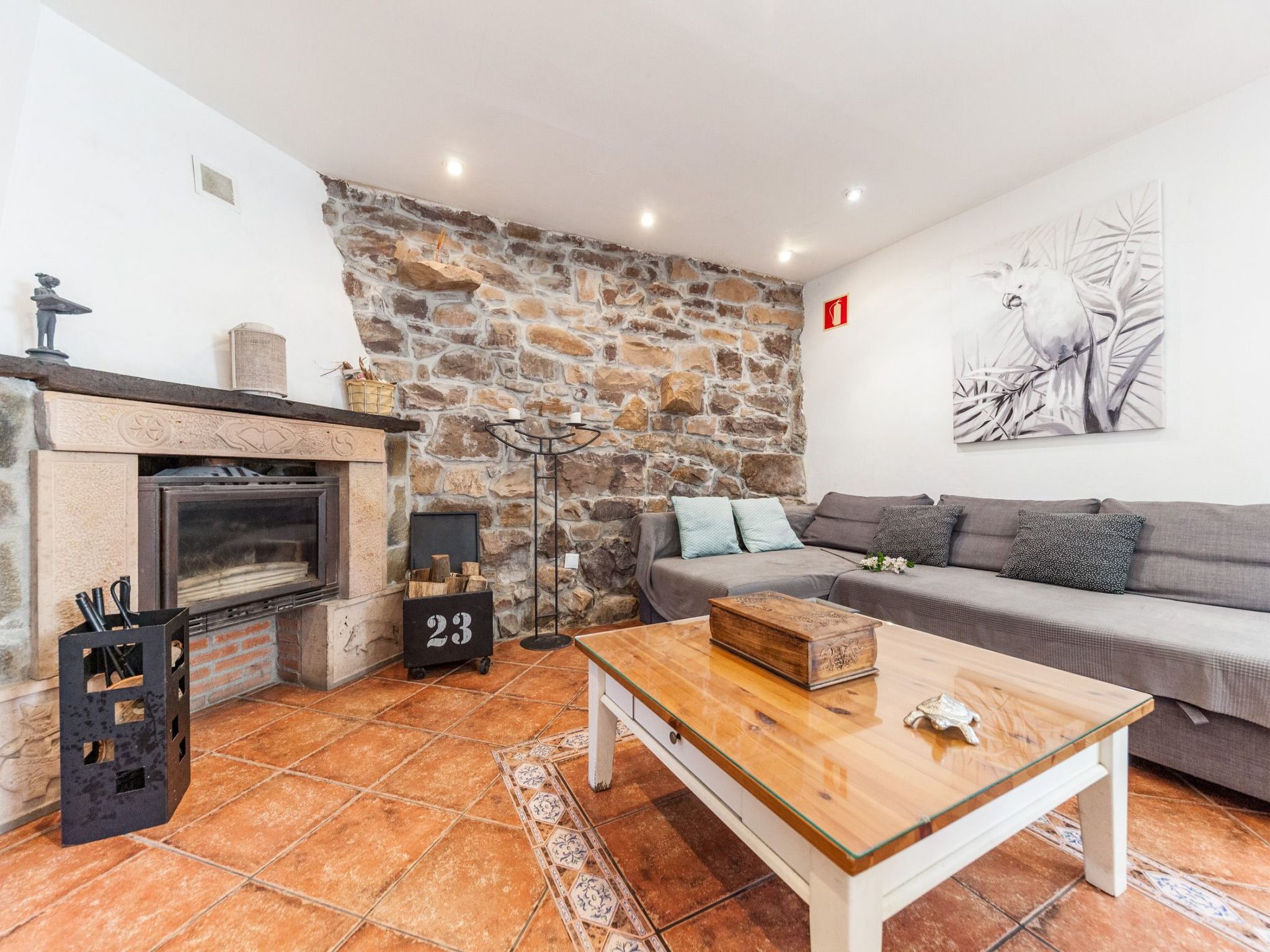 Jacuzzi, Kamin, Grill und spektakuläre Aussicht-Binnen