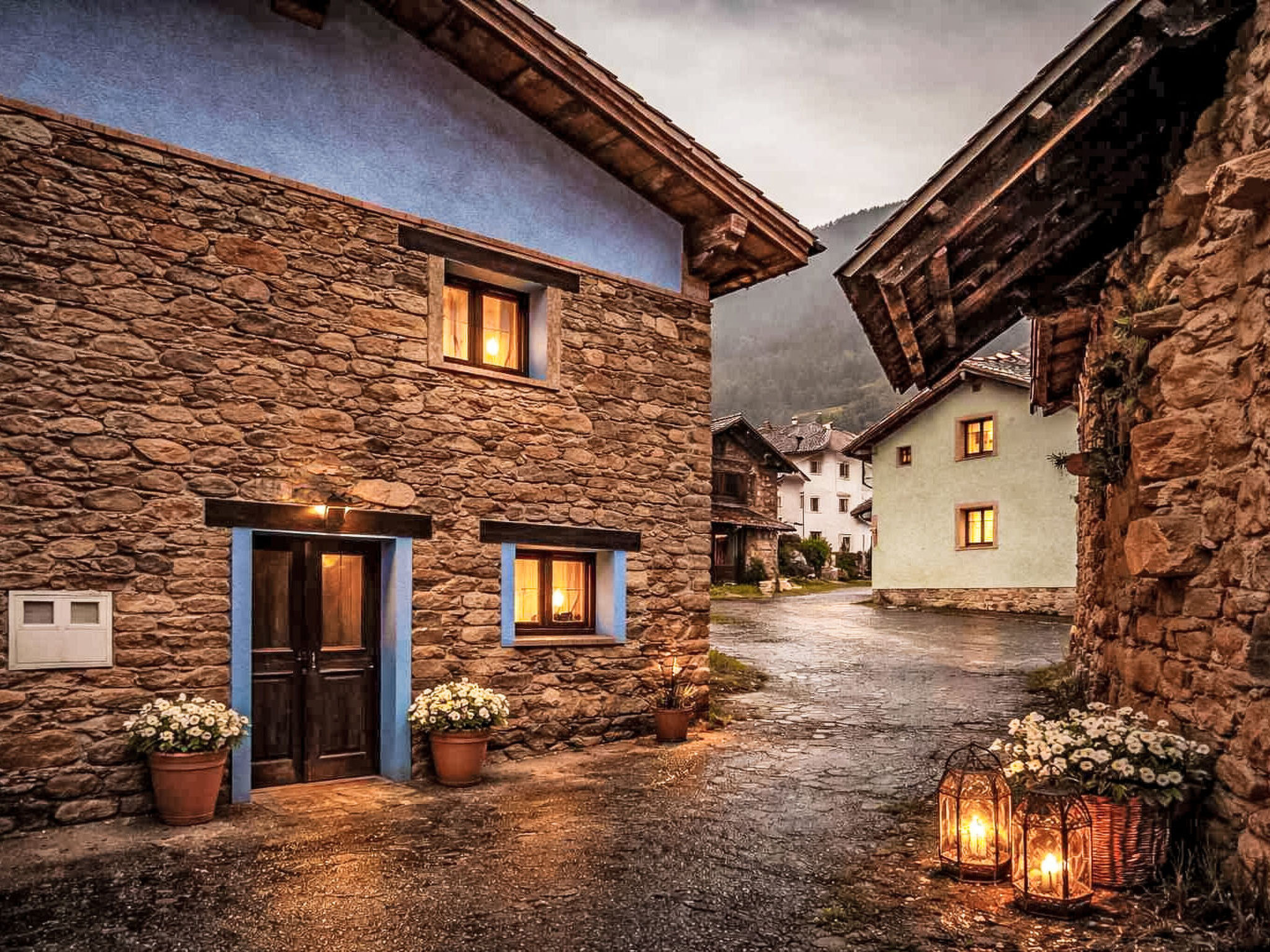 Vrijstaand huisje met jacuzzi, open haard en spectaculair uitzicht in Asturië - foto 37