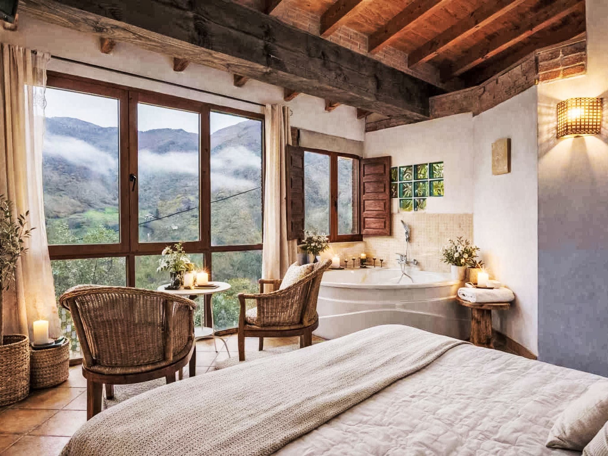 Ländliche Wohnung El Carbayu