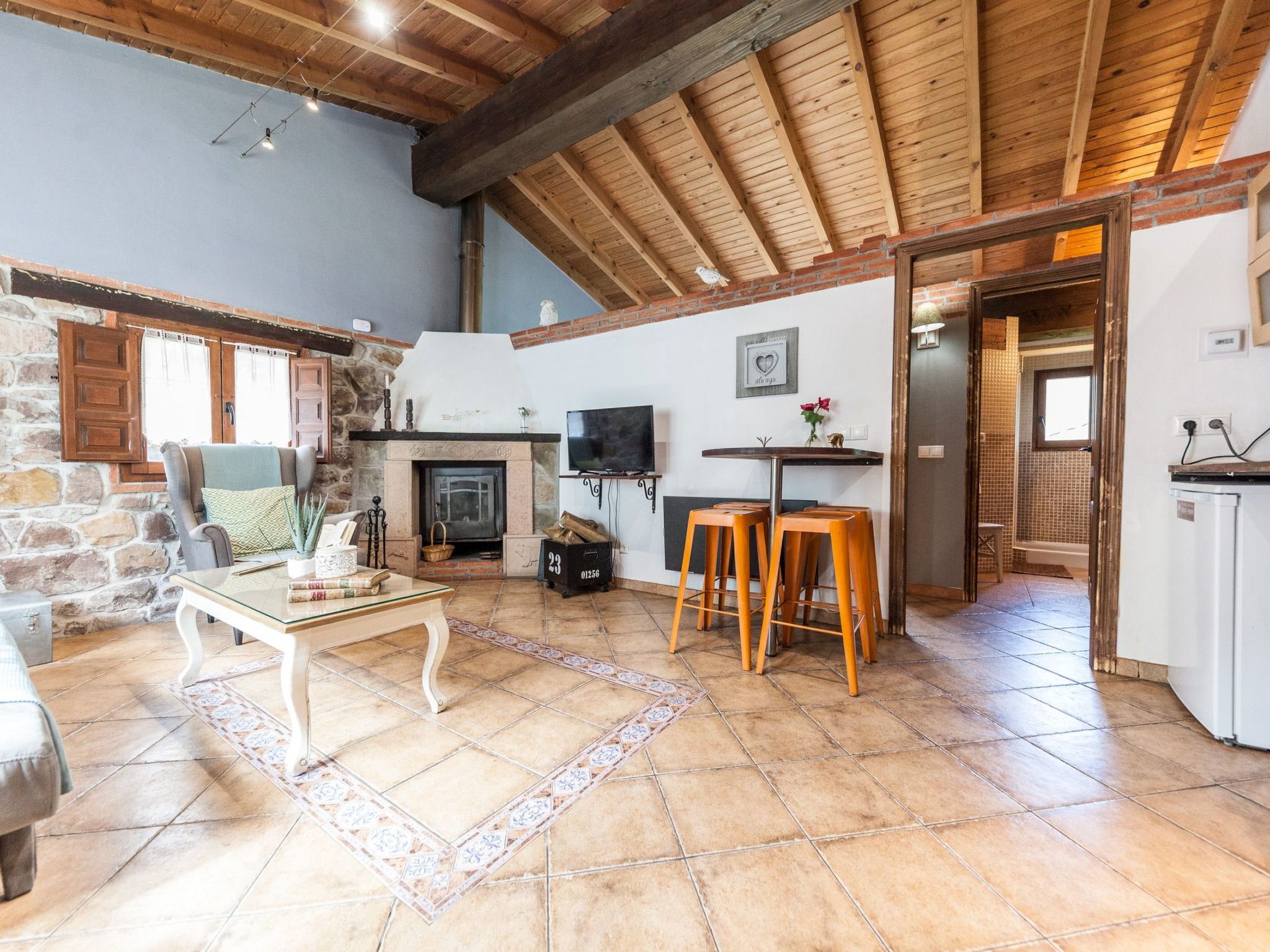 Ländliche Wohnung El Carbayu-Binnen