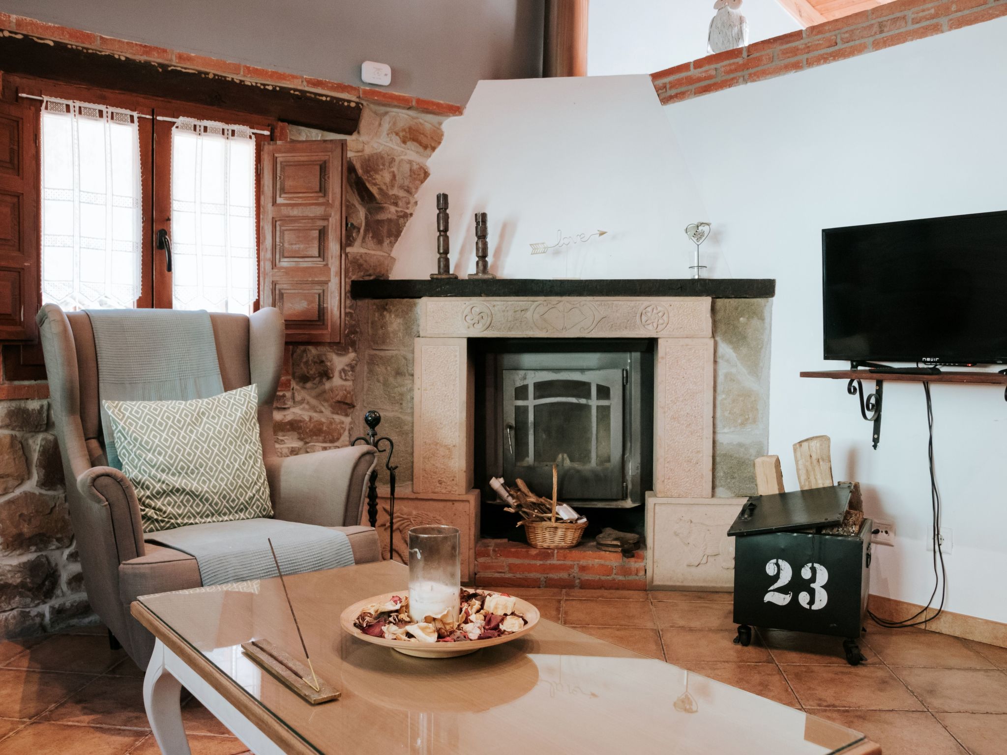 Ländliche Wohnung El Carbayu-Binnen