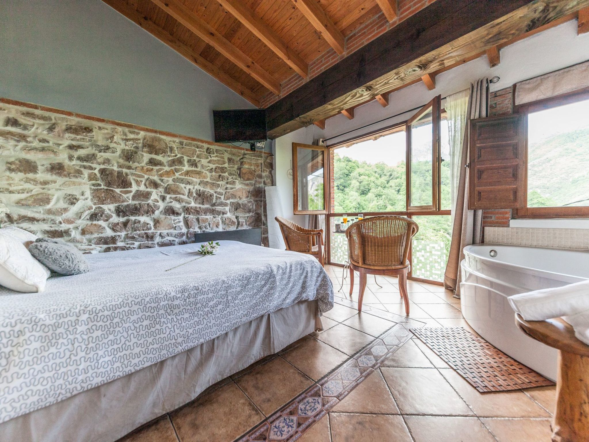 Ländliche Wohnung El Carbayu-Binnen