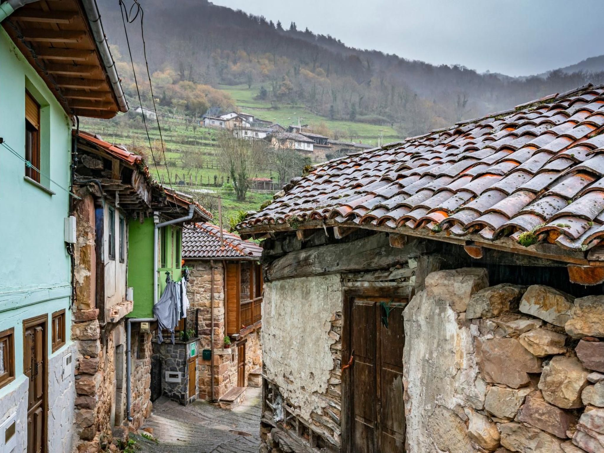 Ländliche Wohnung El Carbayu-Binnen