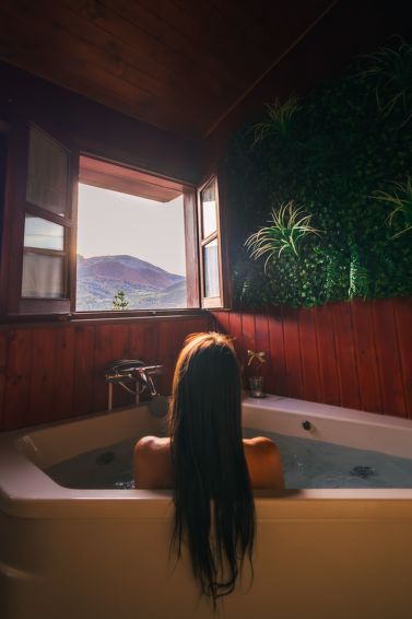 Berghütte Mit Terrasse, Kamin Und Jacuzzi - Principado de Asturias