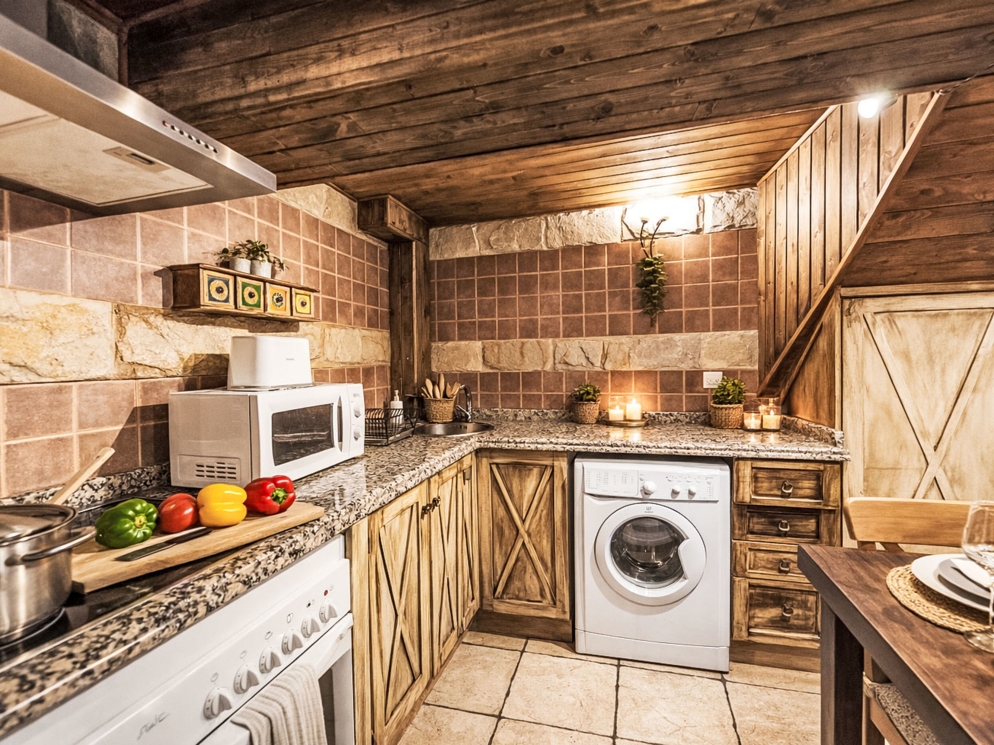 Romantische berghut in Asturië met privé jacuzzi, open haard en uitzicht - foto 33