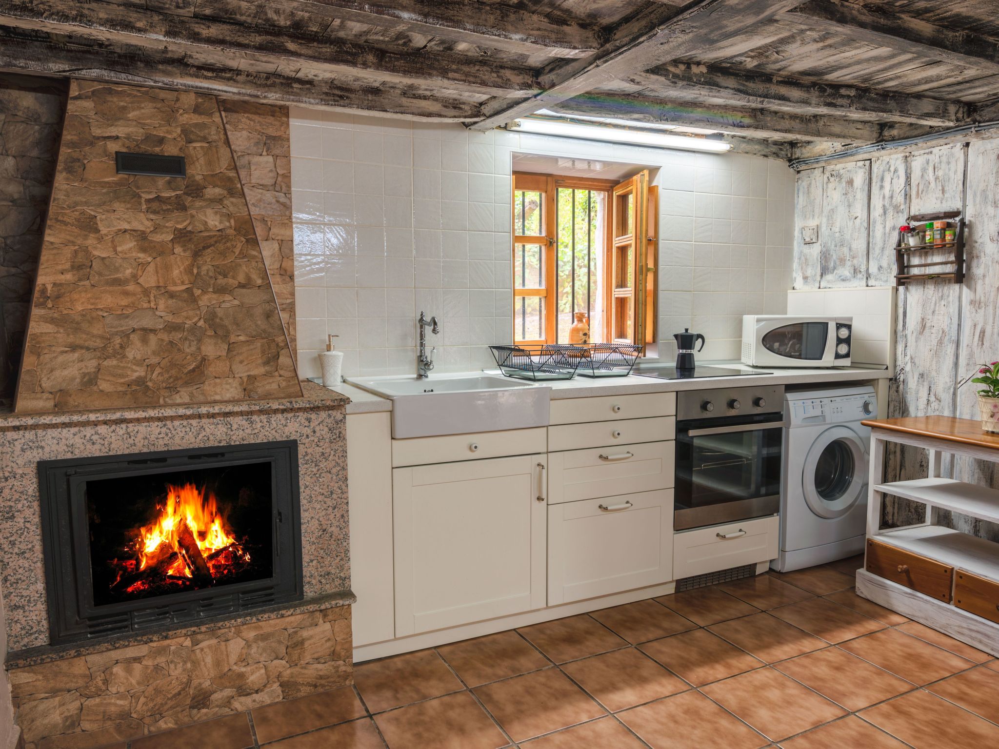 Ländliches Haus La Carrozal Senda del Oso-Binnen