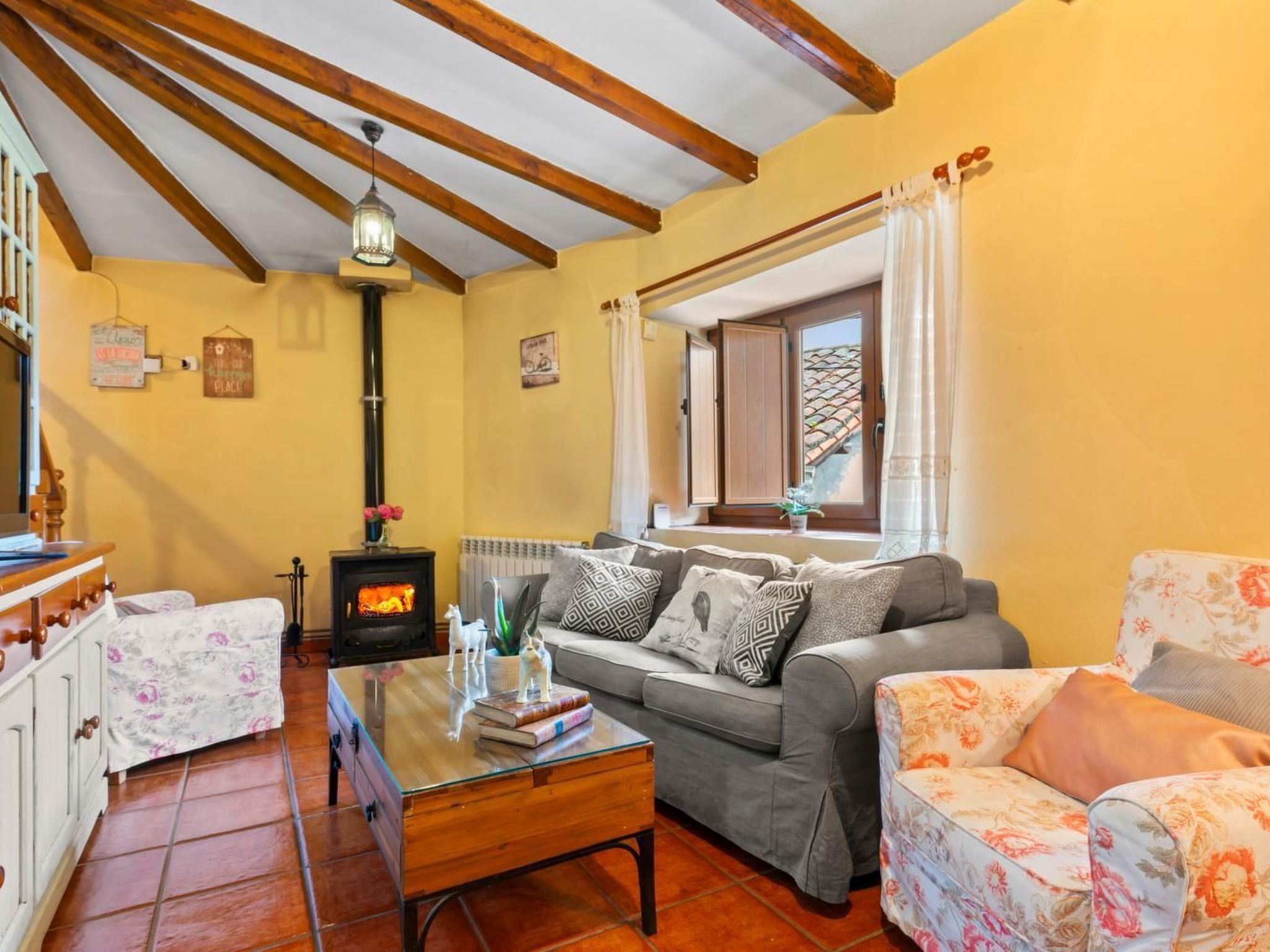 Ländliches Haus La Carrozal Senda del Oso-Binnen