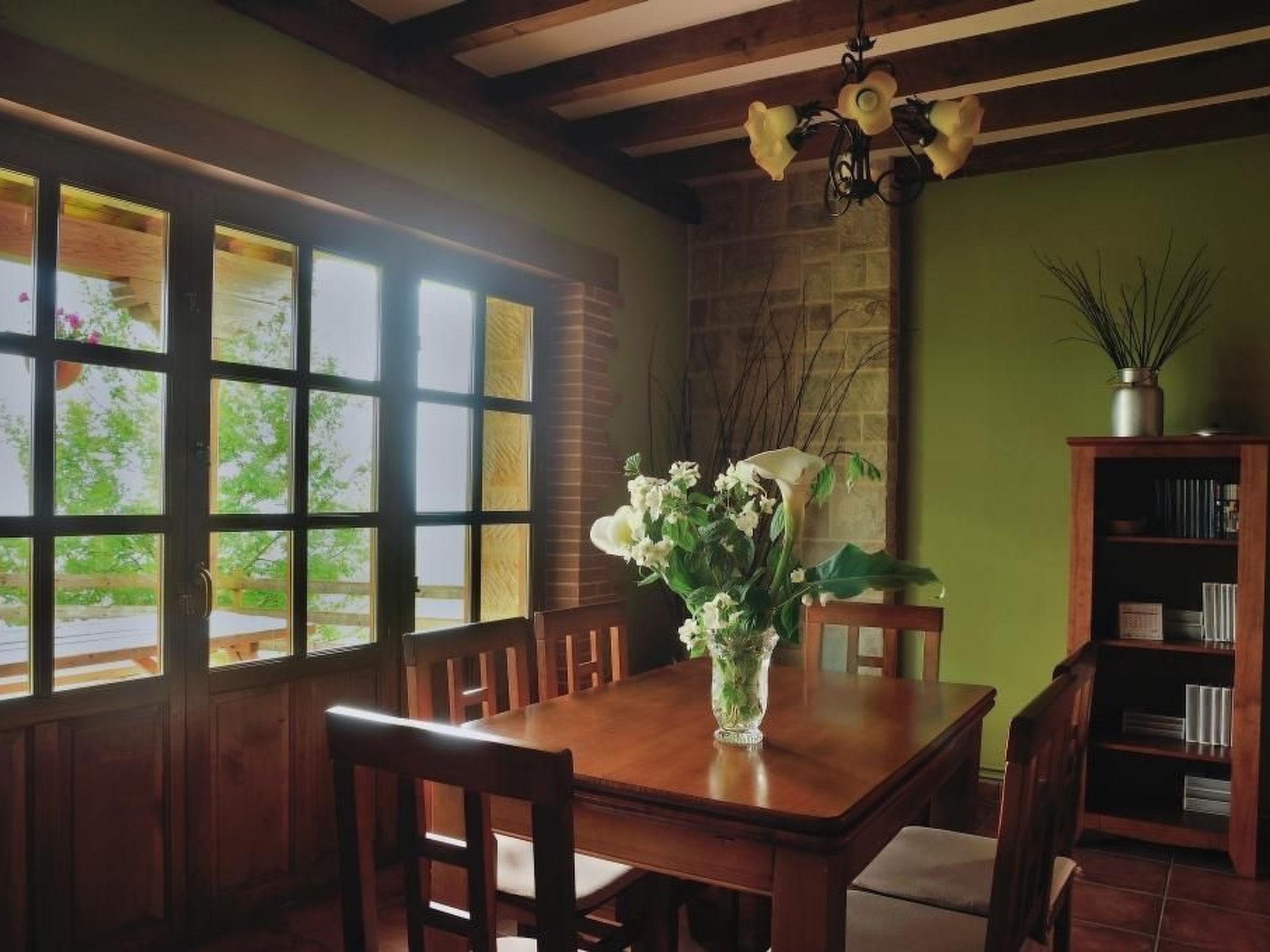 Fachwerkhaus mit Garten