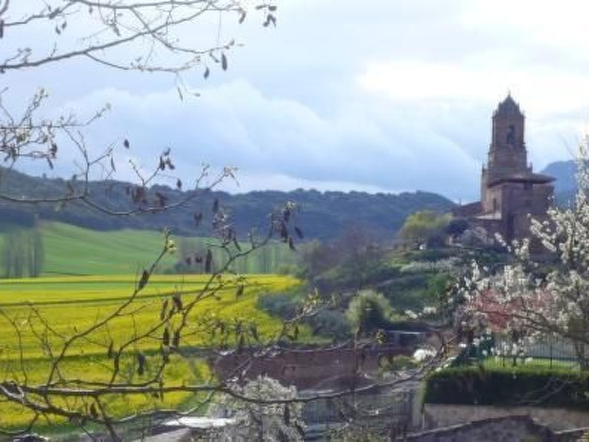 in einem kleinem Dorf nah dem Jakobweg