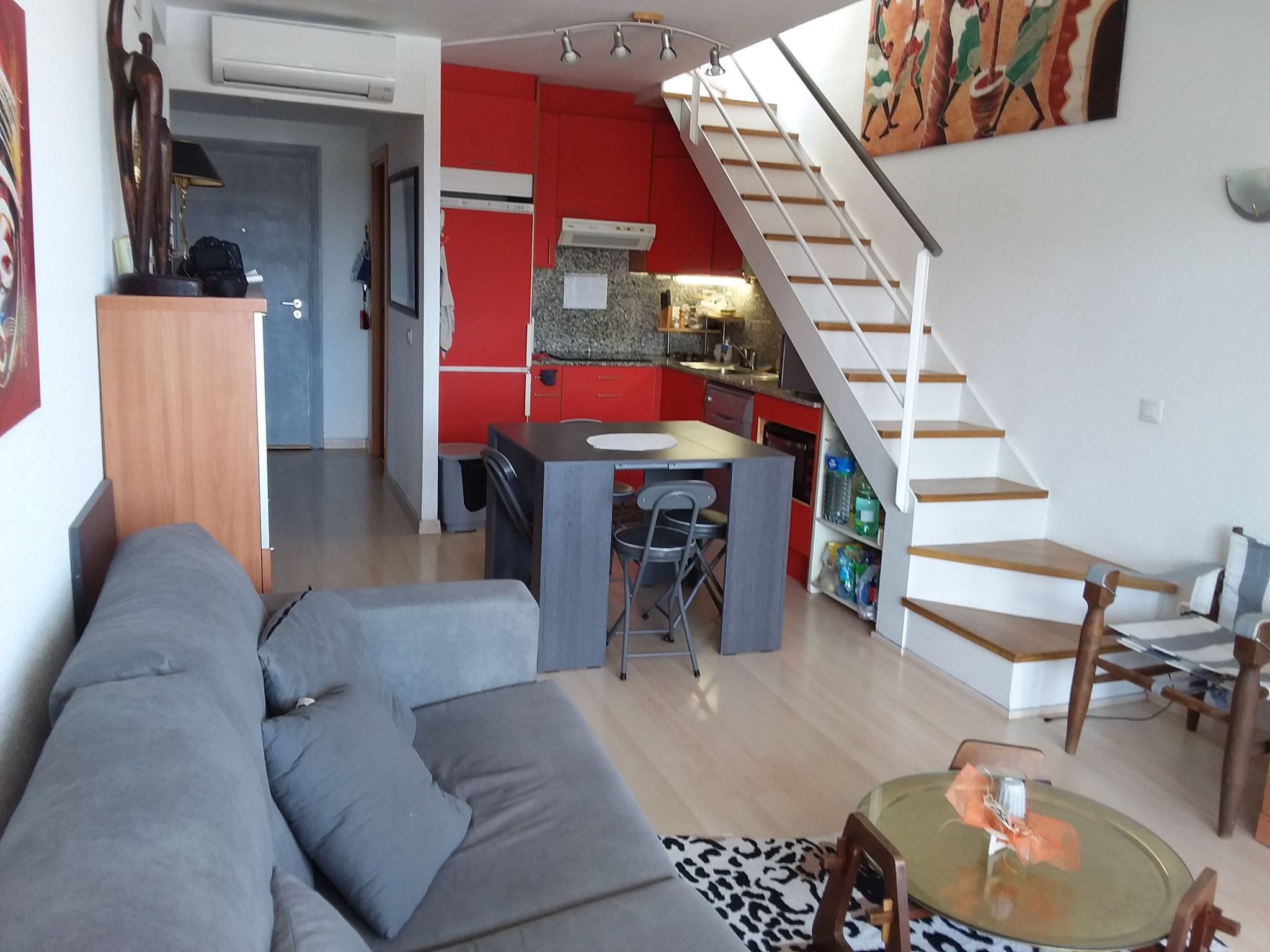 Appartement in Roses mit Grill, gemeinschaftlichem Pool und Terrasse-Dedans