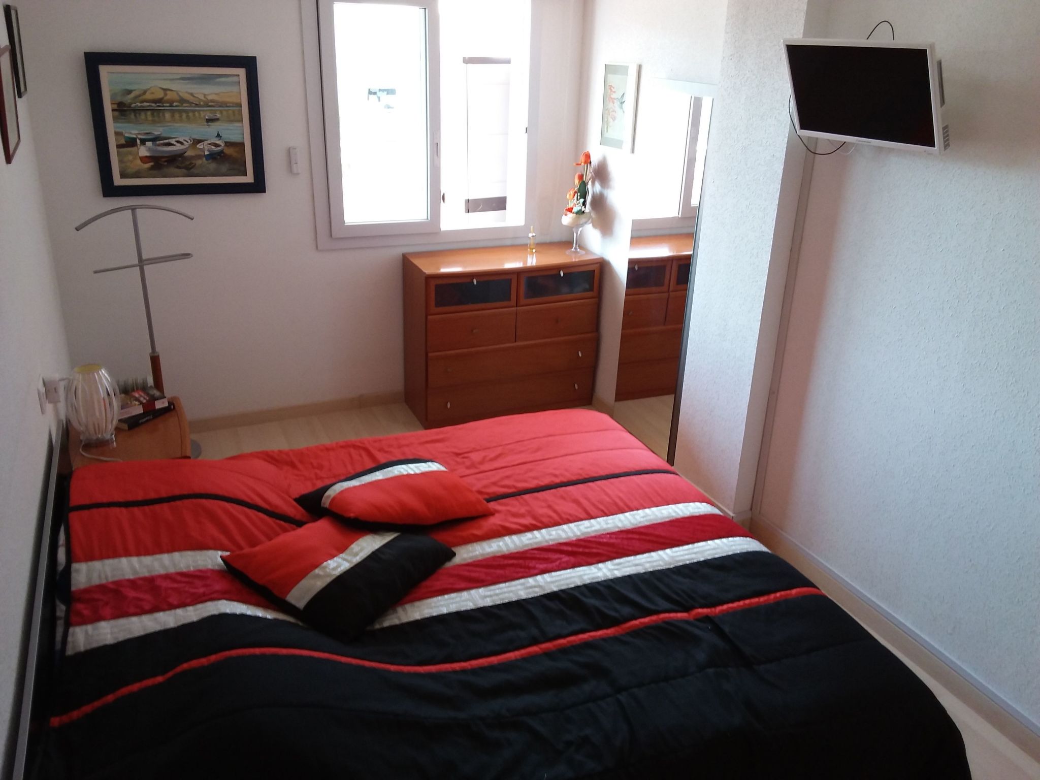 Appartement in Roses mit Grill, gemeinschaftlichem Pool und Terrasse-Dedans