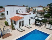 Vrijstaande villa met privézwembad in Empuriabrava, 800m van zee - thumbnail 1