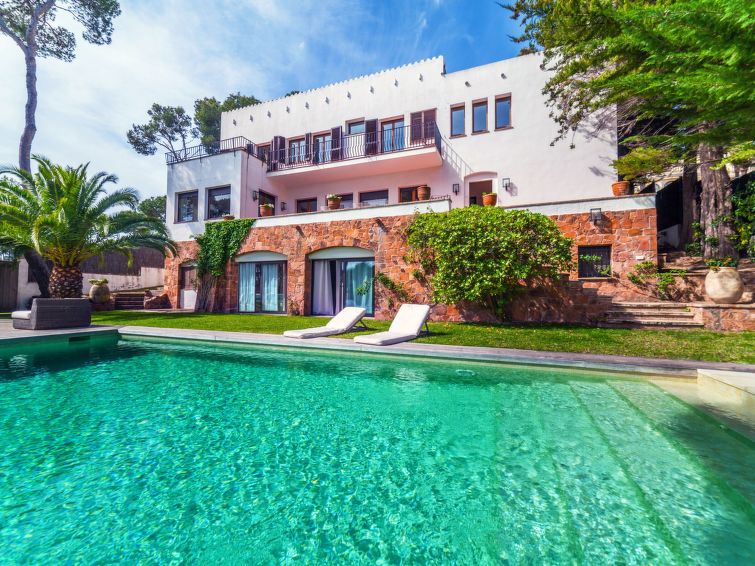 Privézwembad en luxe vakantiehuis La Gargouille in St Antoni de Calonge in St Antoni de Calonge
