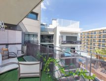 Licht appartement op 300m van het strand met zwembad in Lloret de Mar - thumbnail 2