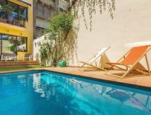 Wohnung in Gracia mit privatem Pool