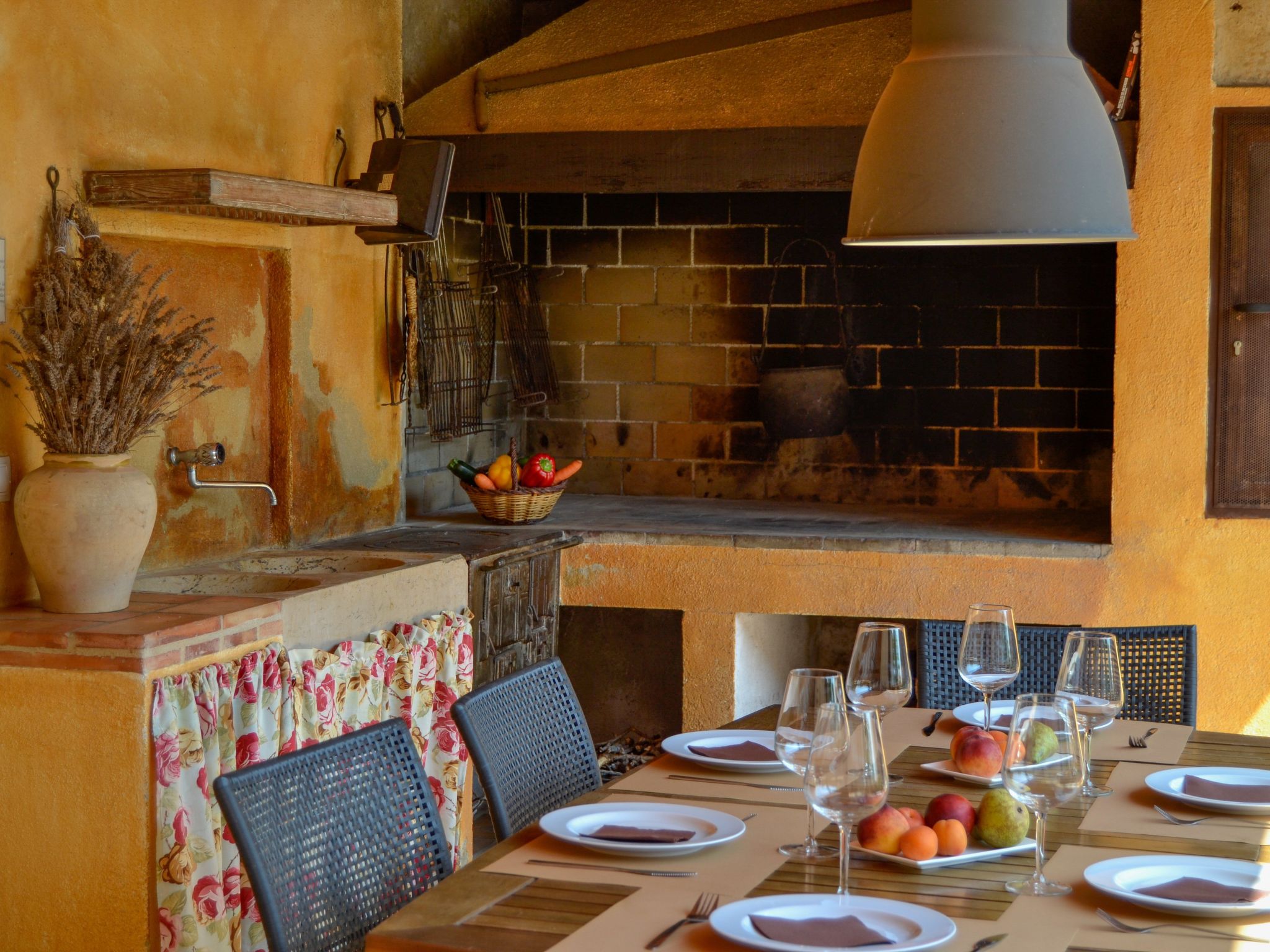 Els Cups, casa rural-Draußen