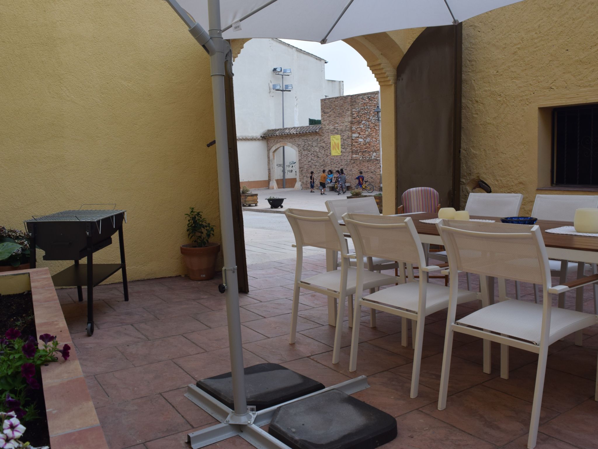 Fachwerkhaus "Casa Entera".-Draußen