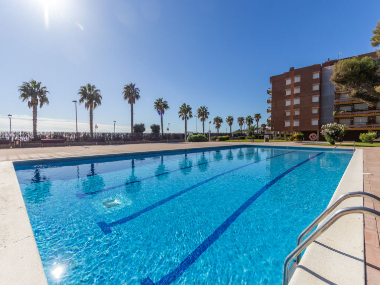 Aan het strand: appartement met zeezicht in Torredembarra in Torredembarra