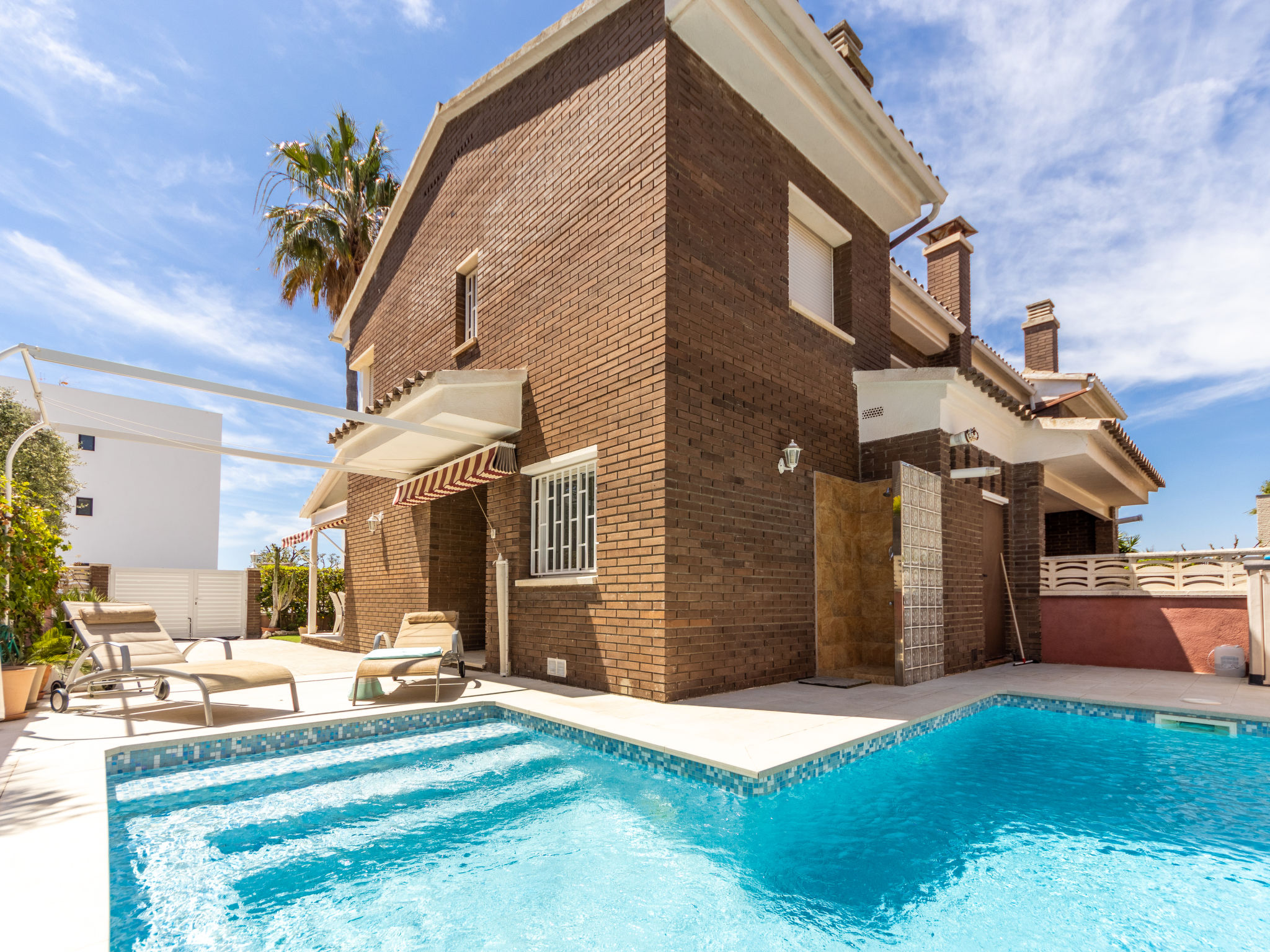 Vakantiehuis met privé zwembad in Torredembarra (Spanje) voor 6 personen