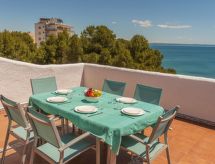 Blanca Mediterranea: Vrijstaande strandvilla met zeezicht in Miami Platja - thumbnail 2