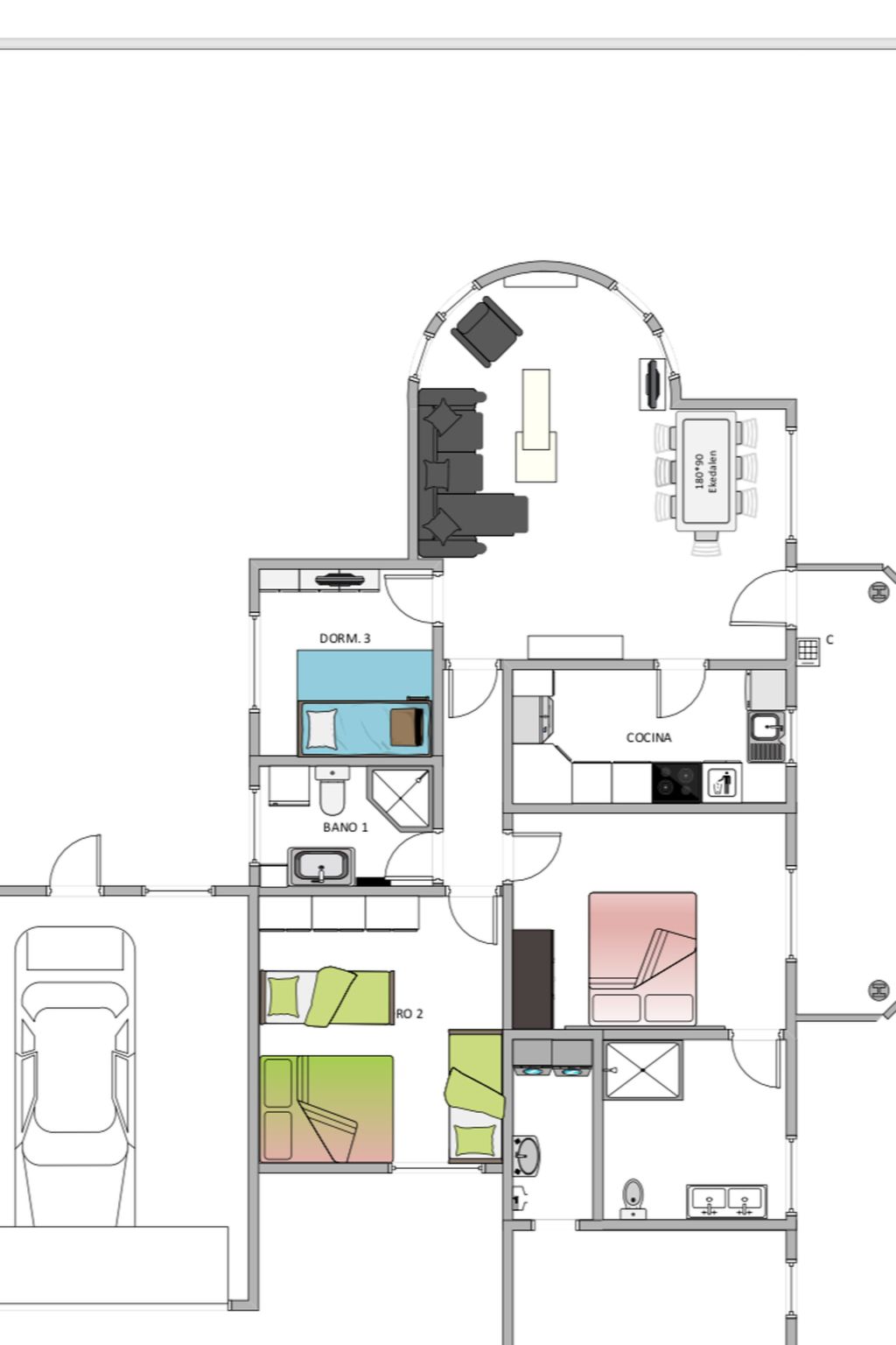 Mit Privatpool in El Casalot-Binnen