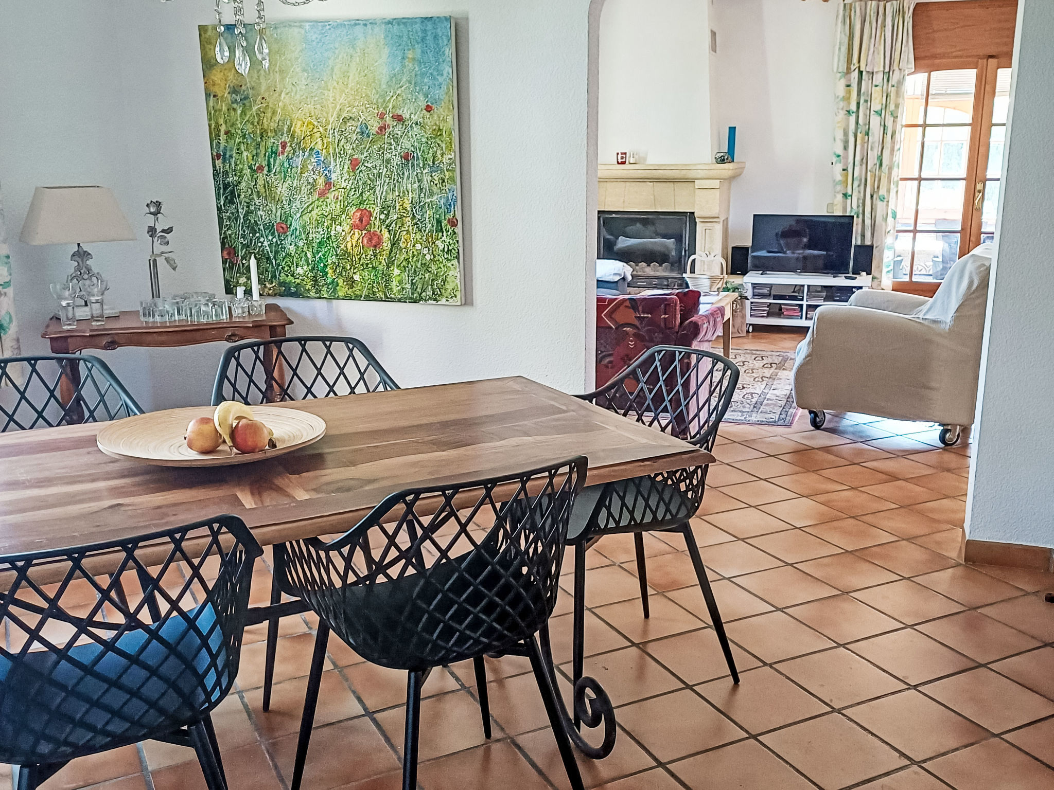 Ferienhaus mit Pool am Meer