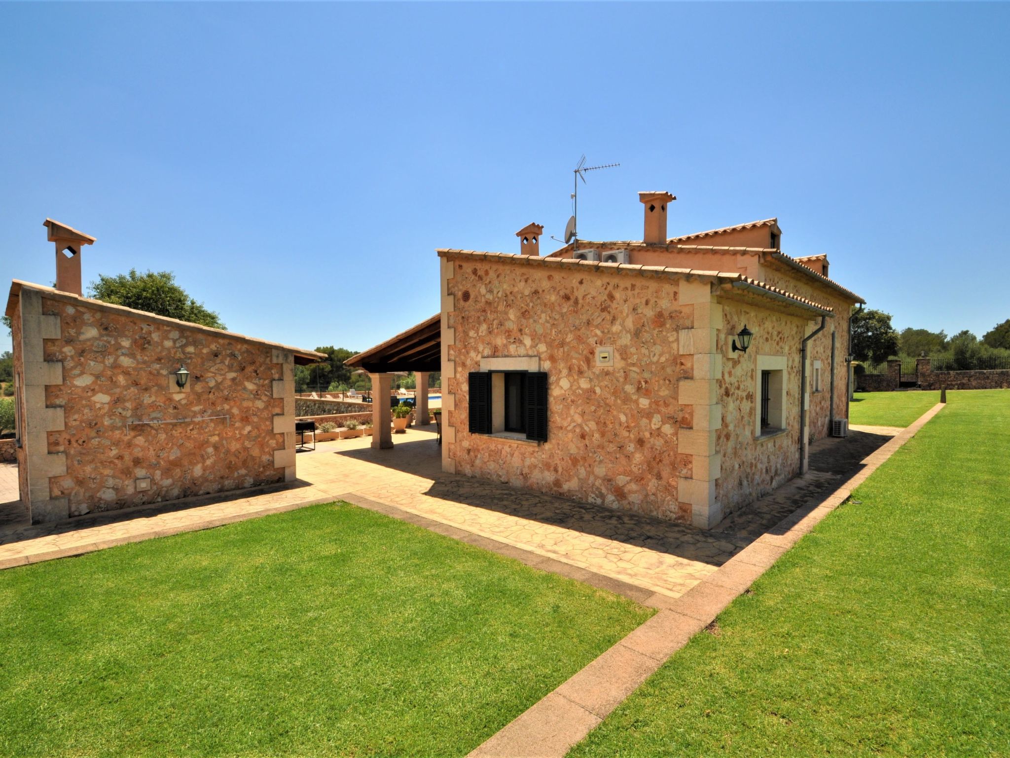 CAS BORRASSOS- Finca con piscina privada a 10 minutos de Palma.. BBQ. Wifi - Wi - Dehors
