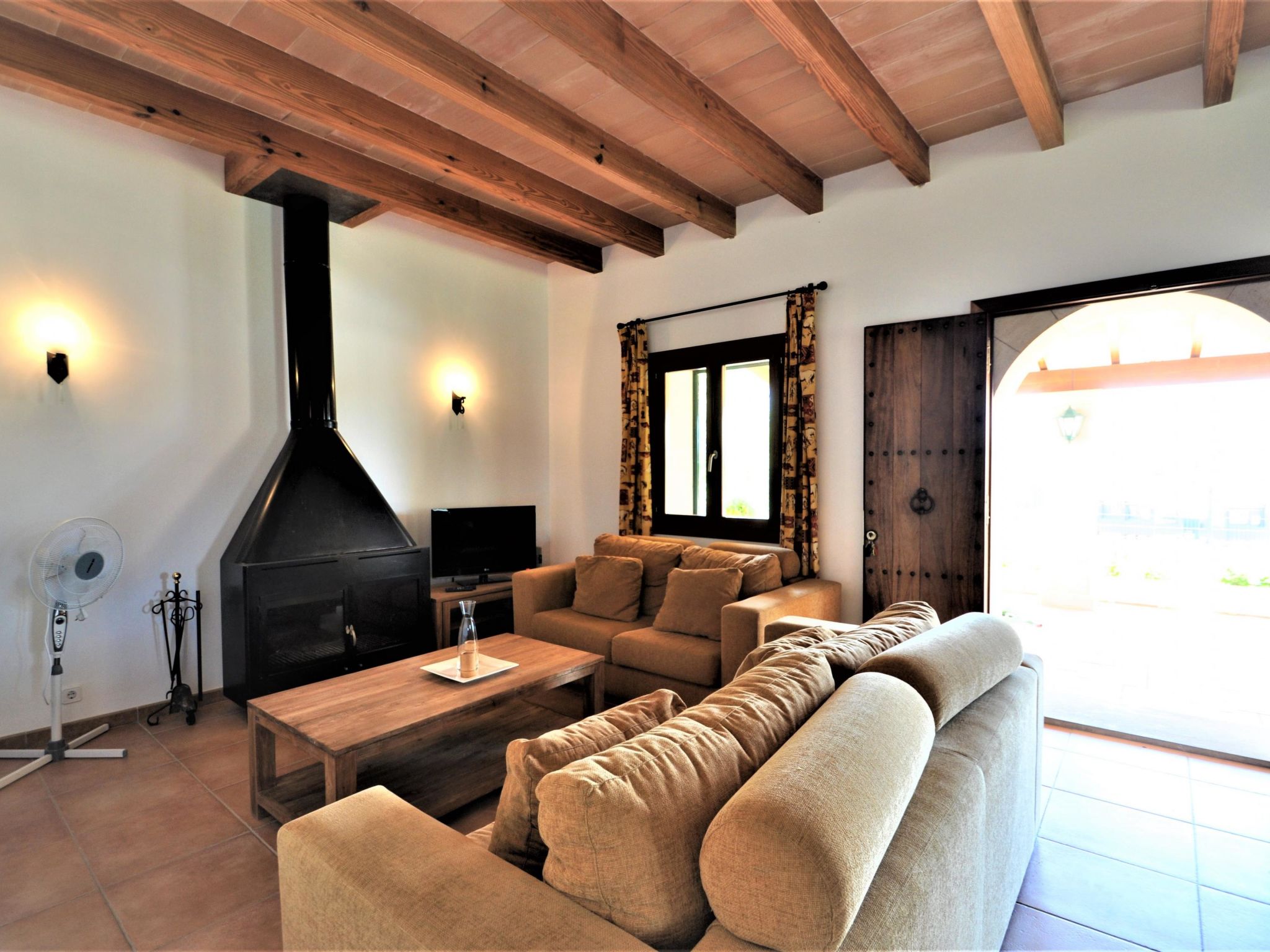 CAS BORRASSOS- Finca con piscina privada a 10 minutos de Palma.. BBQ. Wifi - Wi - Dedans