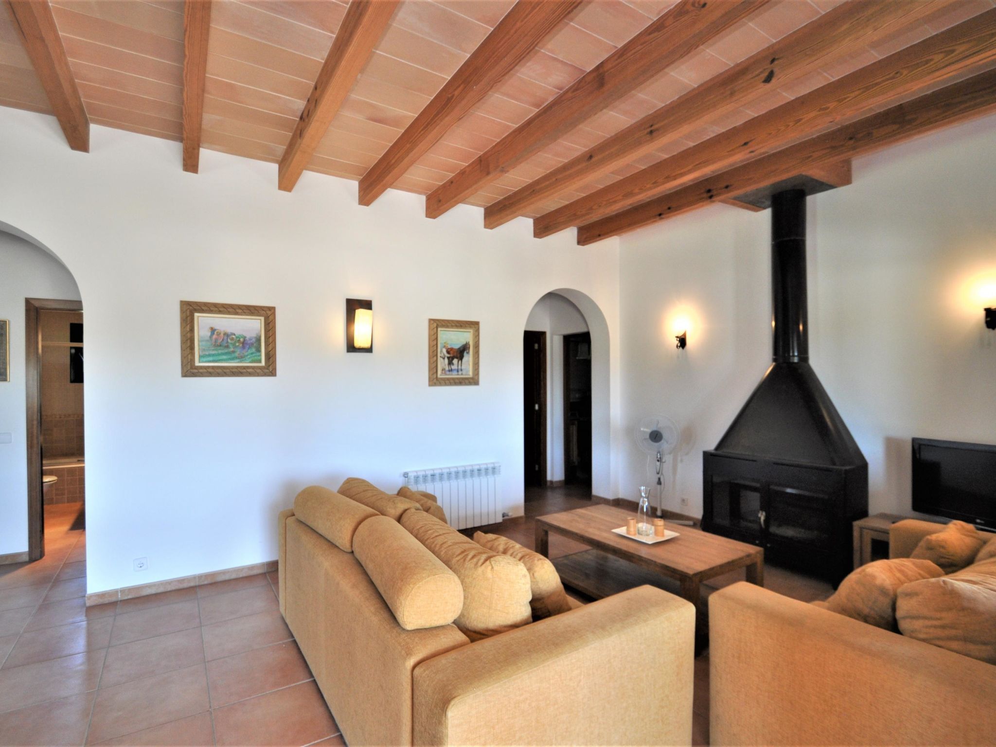 CAS BORRASSOS- Finca con piscina privada a 10 minutos de Palma.. BBQ. Wifi - Wi - Dedans