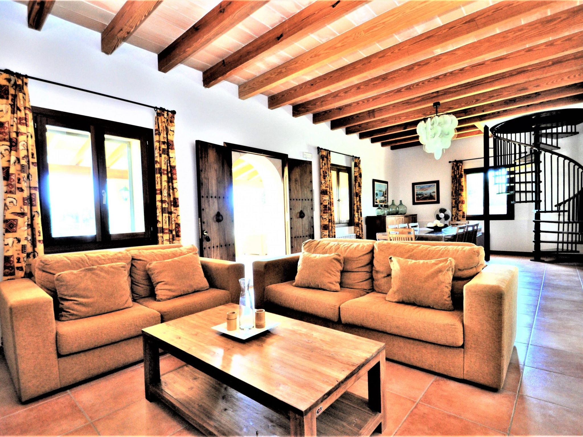 CAS BORRASSOS- Finca con piscina privada a 10 minutos de Palma.. BBQ. Wifi - Wi - Dedans