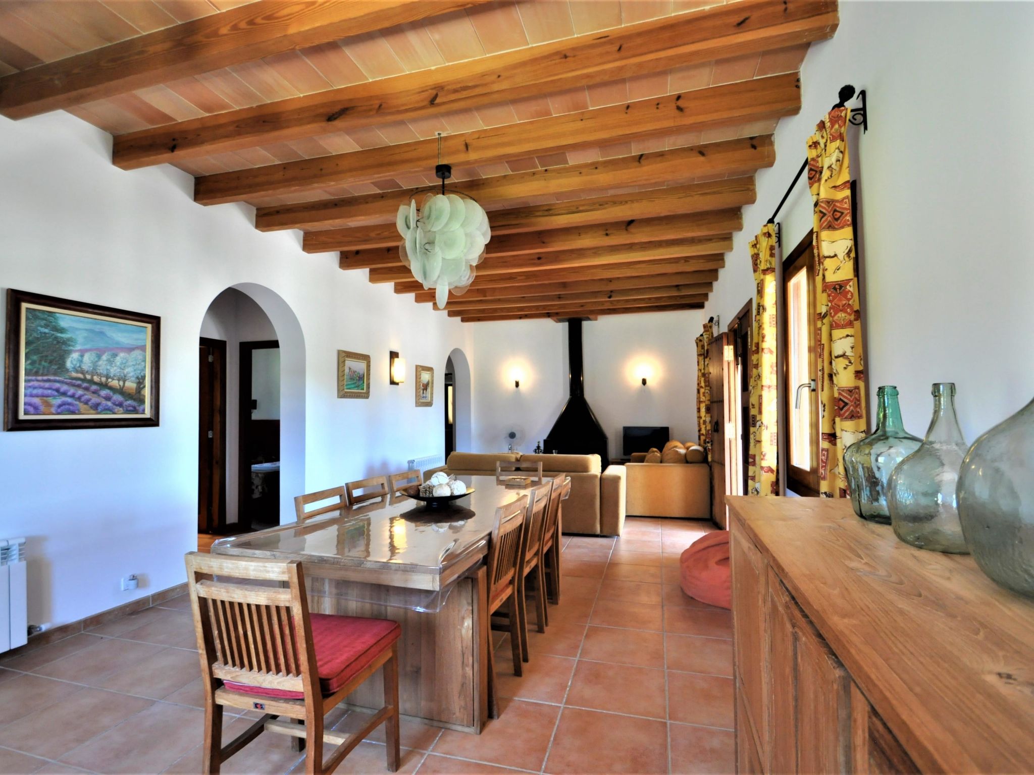 CAS BORRASSOS- Finca con piscina privada a 10 minutos de Palma.. BBQ. Wifi - Wi - Dedans