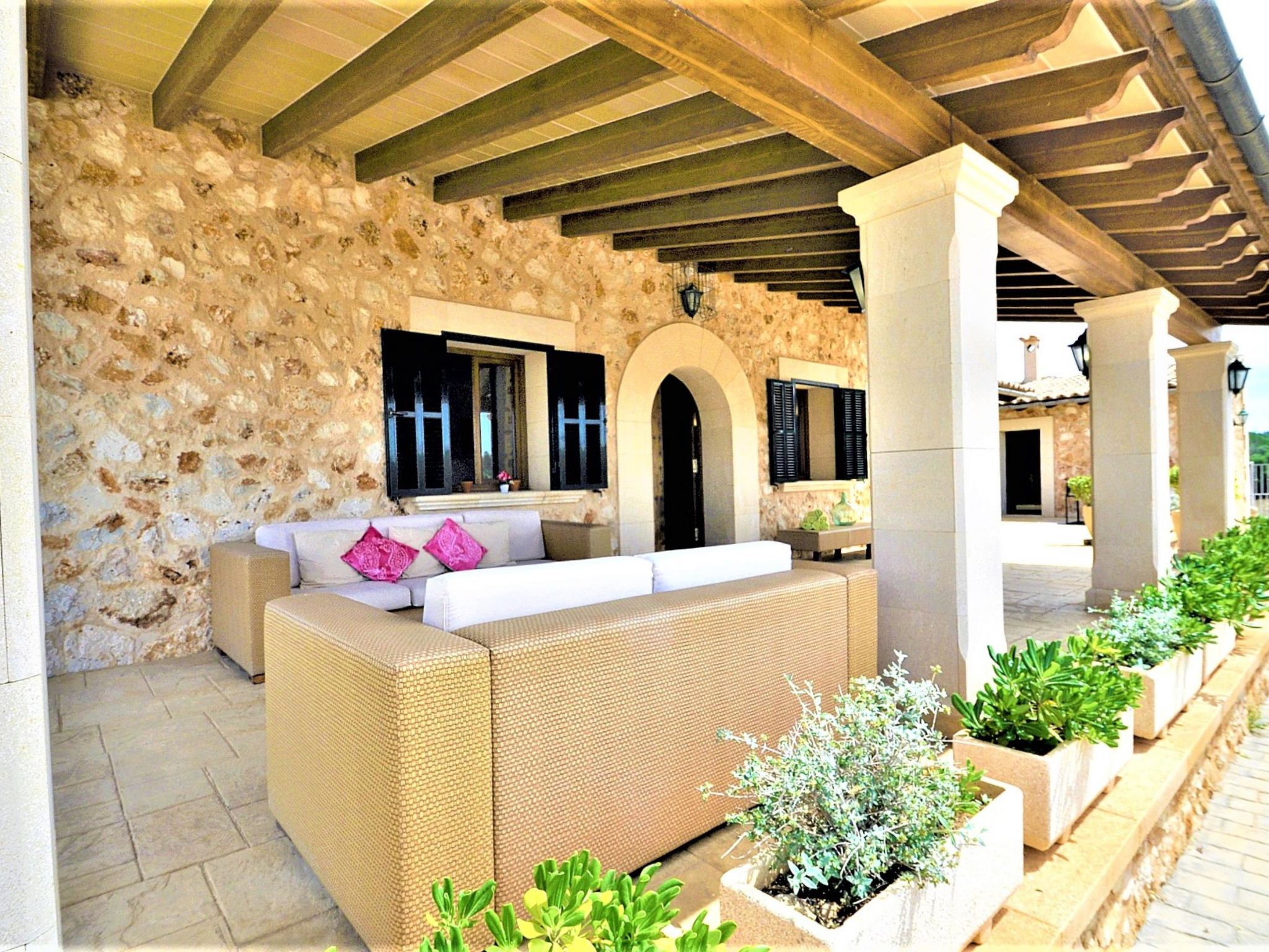 CAS BORRASSOS- Finca con piscina privada a 10 minutos de Palma.. BBQ. Wifi - Wi - Dedans