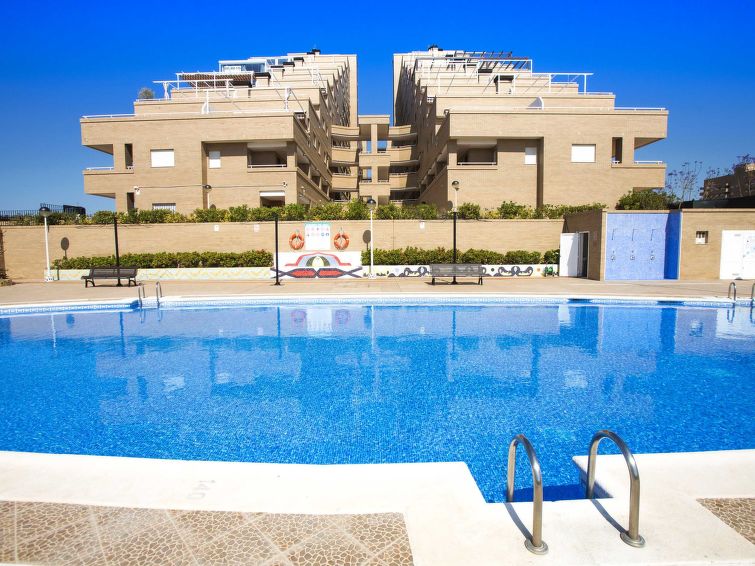 Op 300 m van zee: Zonnig appartement Jardin in Oropesa del Mar in Oropesa del Mar