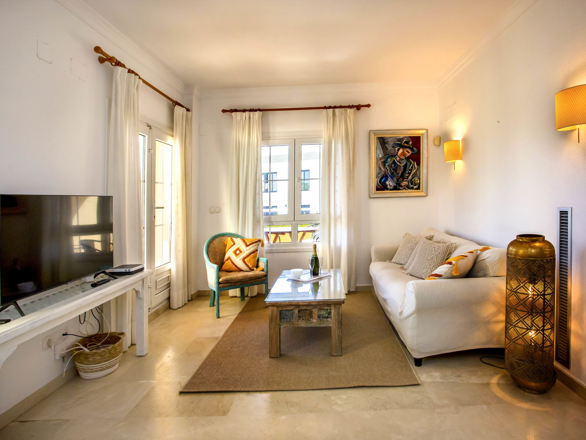 Luxe appartement aan de golfbaan, 550 meter van het strand - foto 8