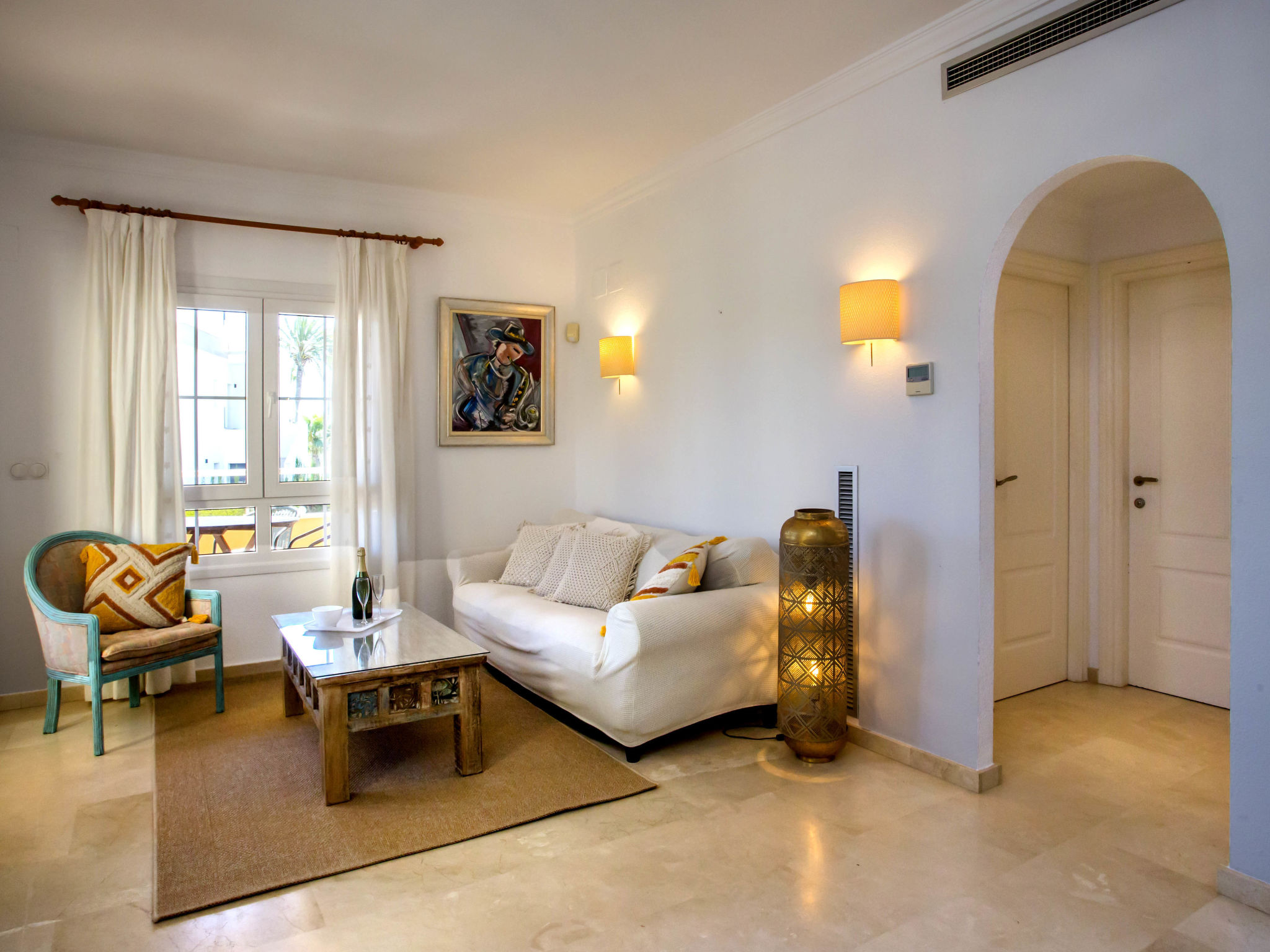 Luxe appartement aan de golfbaan, 550 meter van het strand - foto 11