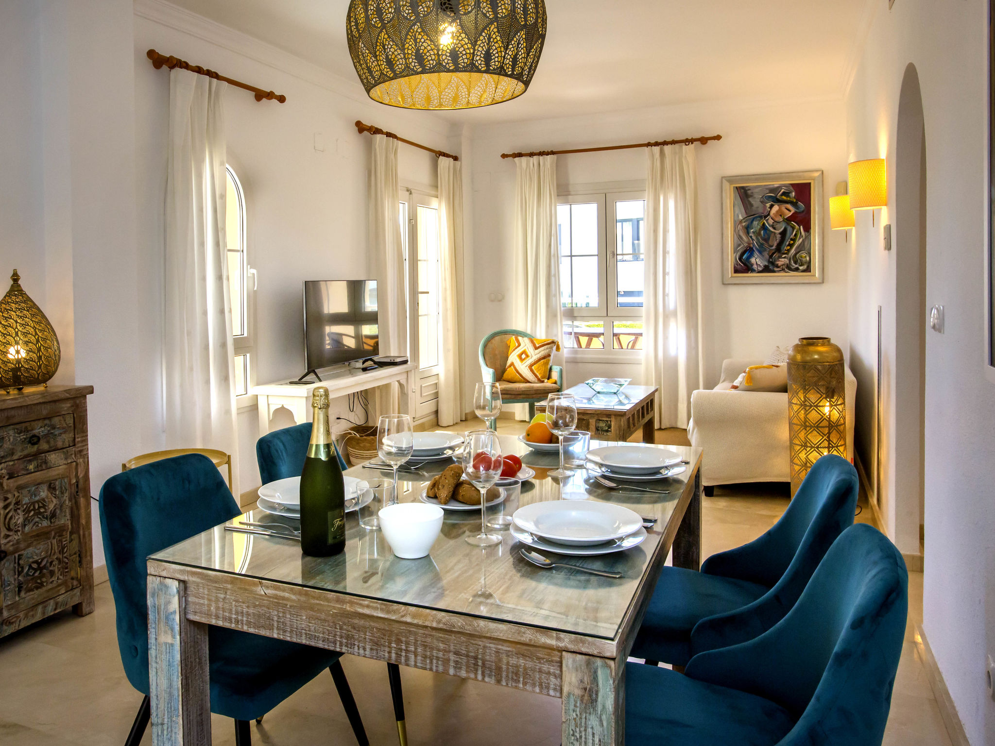 Luxe appartement aan de golfbaan, 550 meter van het strand - foto 6