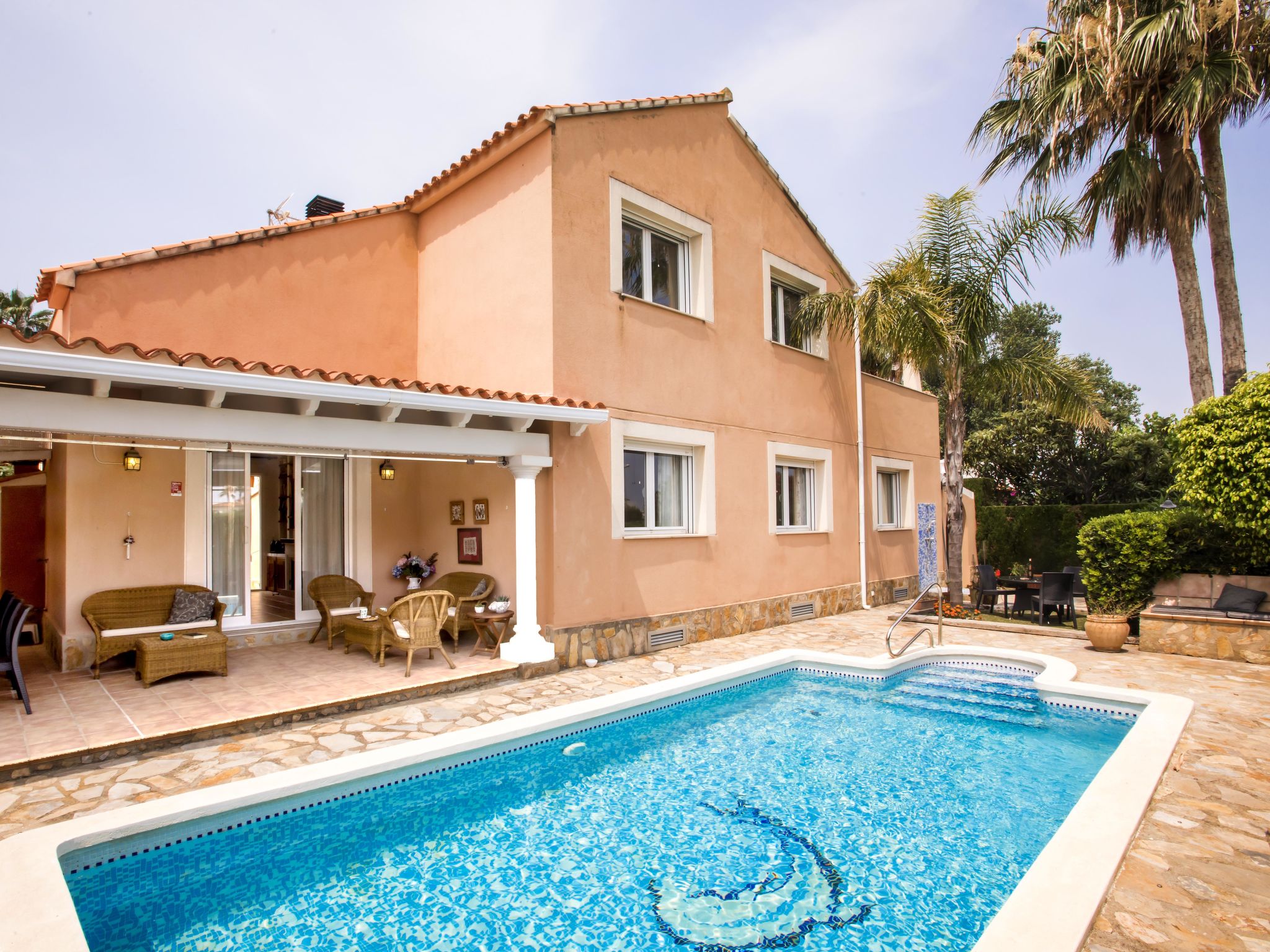 Vakantiehuis met privé zwembad in Oliva (Spanje) voor 10 personen