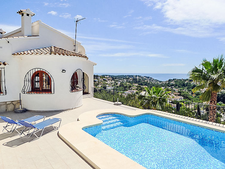 6-persoons vakantiehuis in Benissa met privézwembad en zeezicht in Benissa