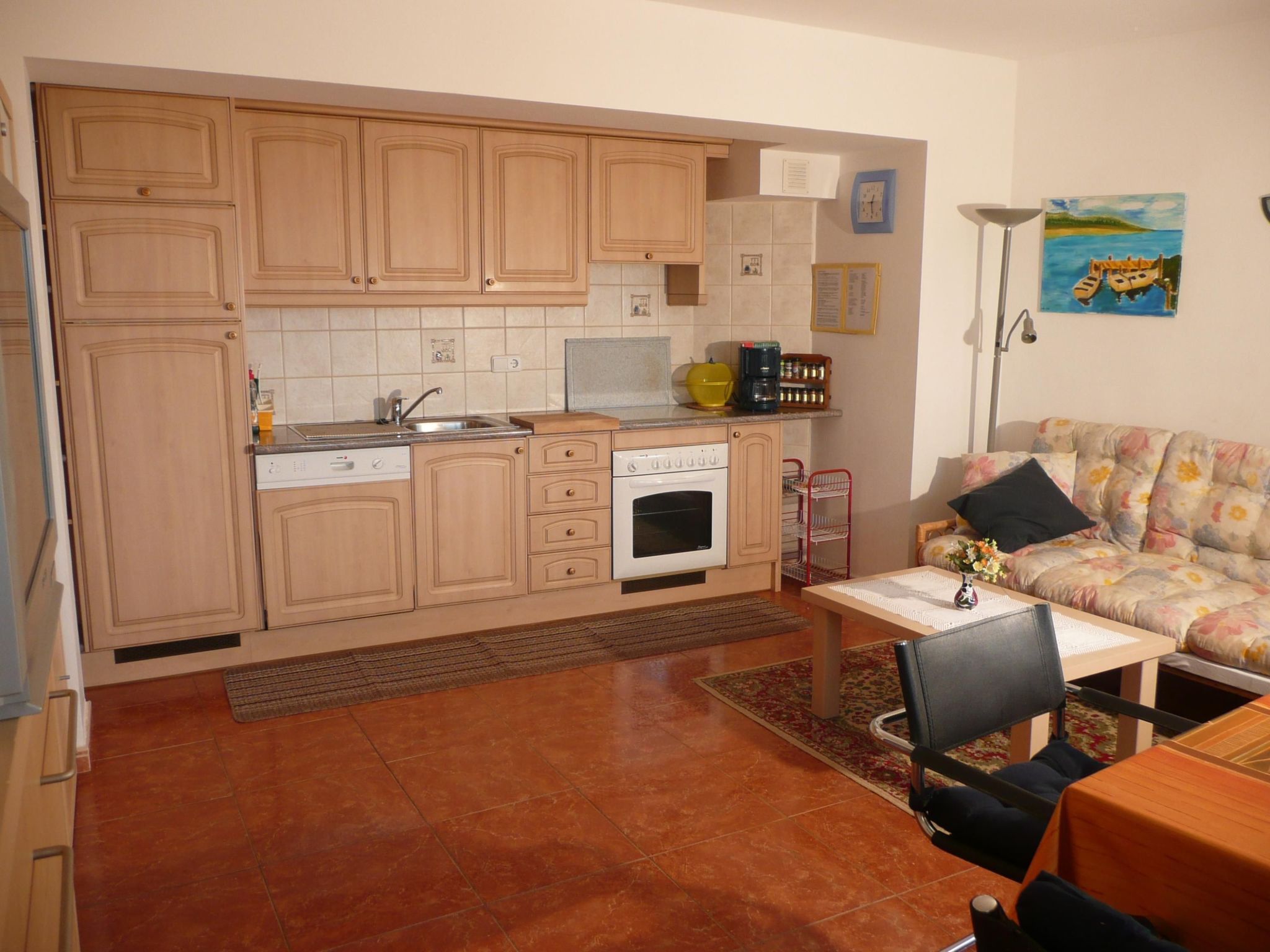 Wohnung in der ersten Etage mit privatem Pool-Dedans