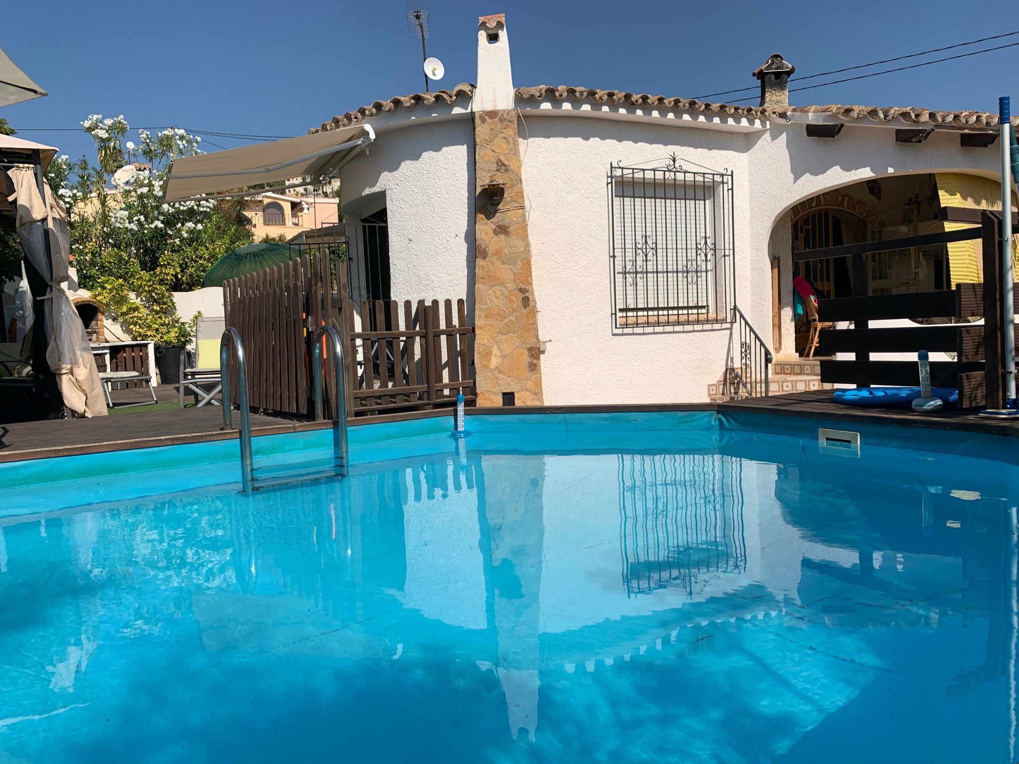 Ferienhaus mit umzäuntem Garten in Moraira (Spanien) und 1 Hund erlaubt