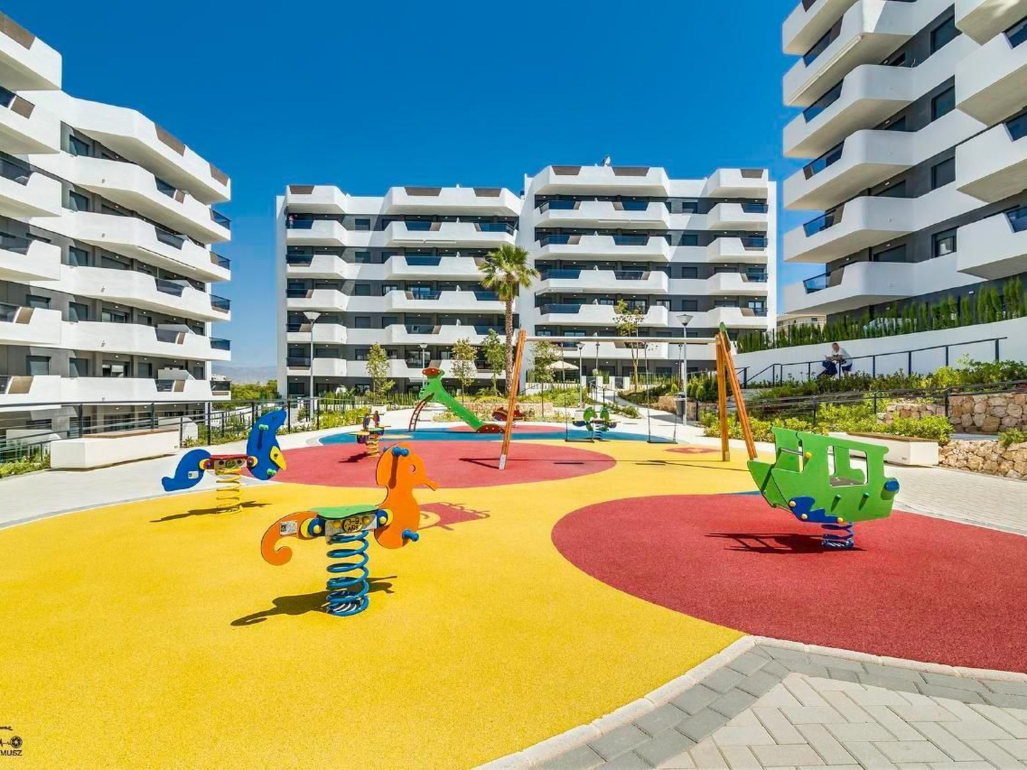 Wohnung "Vino Blanco" mit gemeinschaftlichem Pool-Outside