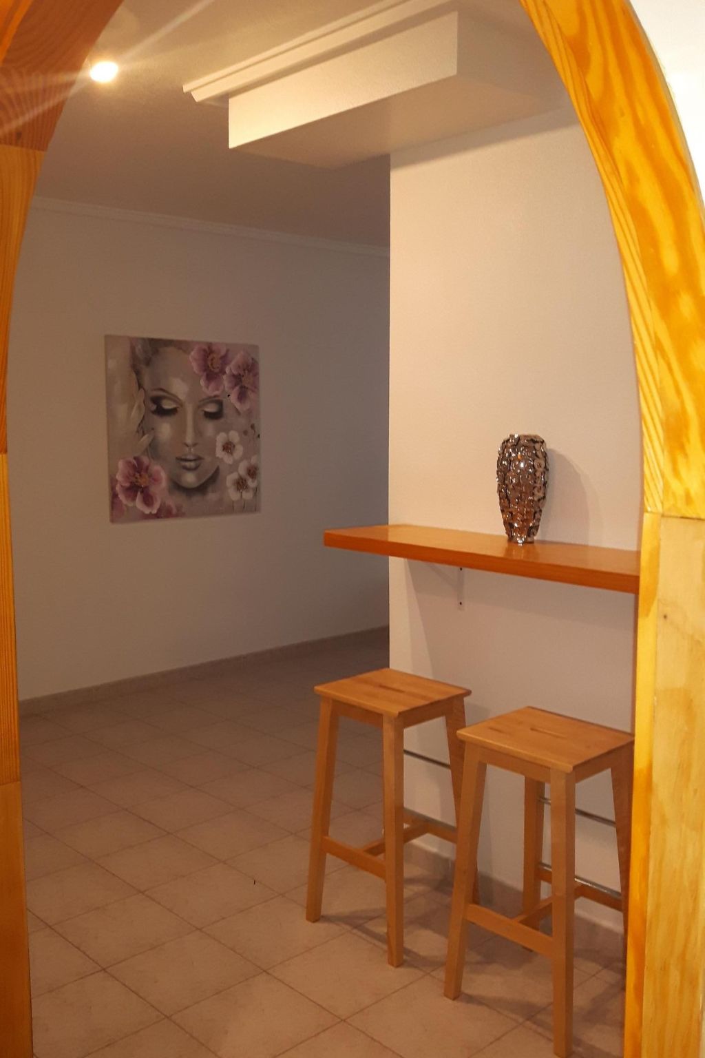 Moderne Ferienwohnung Finlandia mit kleinem Balkon-Binnen