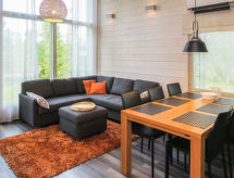 Rustiek vakantiehuis bij Ruka met sauna en loft, vlakbij meer en bergen - thumbnail 3