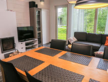 Rustiek vakantiehuis bij Ruka met sauna en loft, vlakbij meer en bergen - thumbnail 4