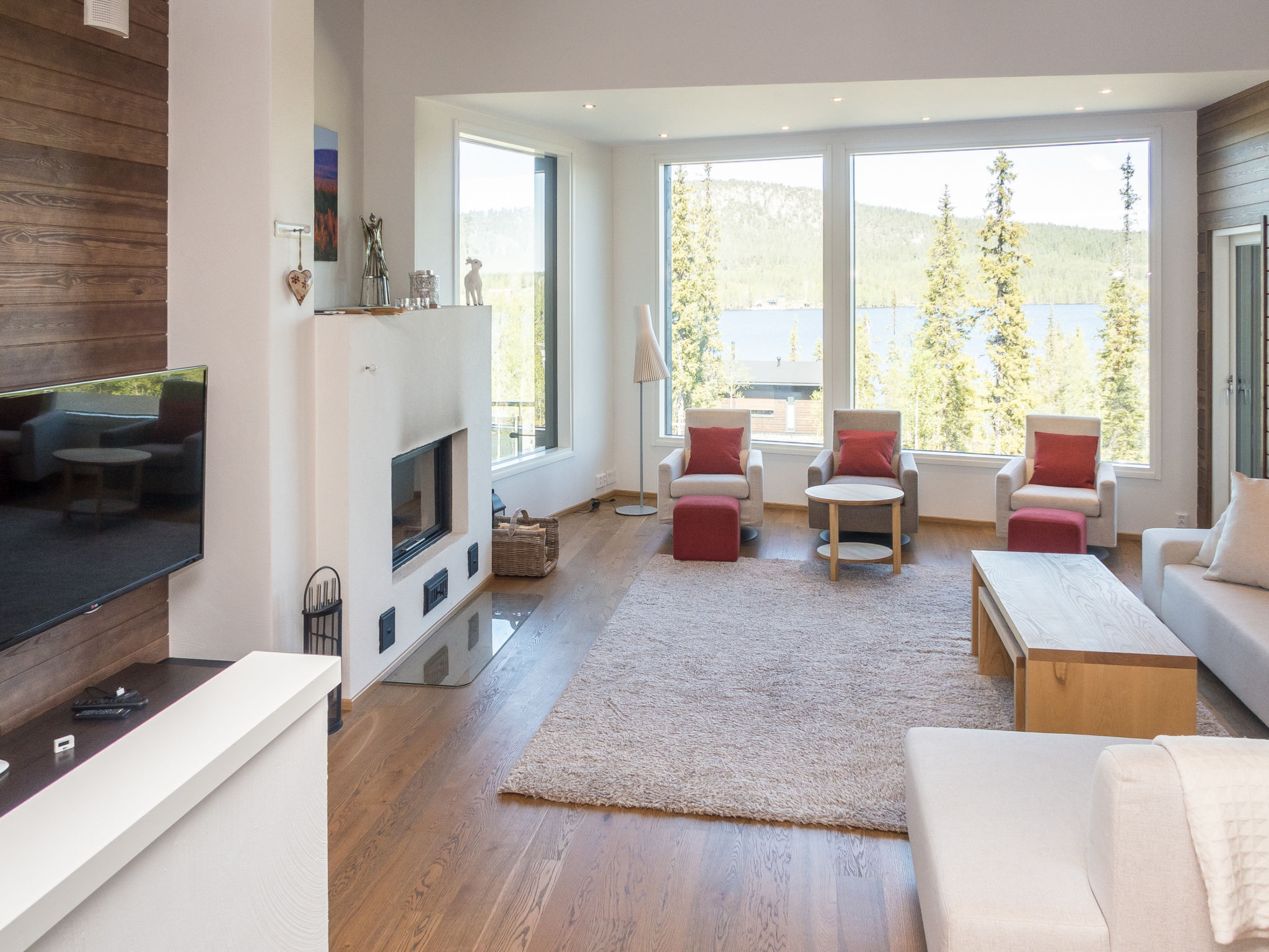 Holy lake chalet b - Binnen