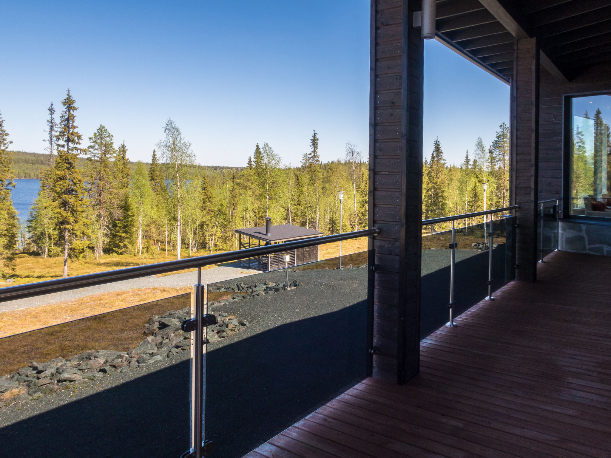 Holy lake chalet b - Binnen
