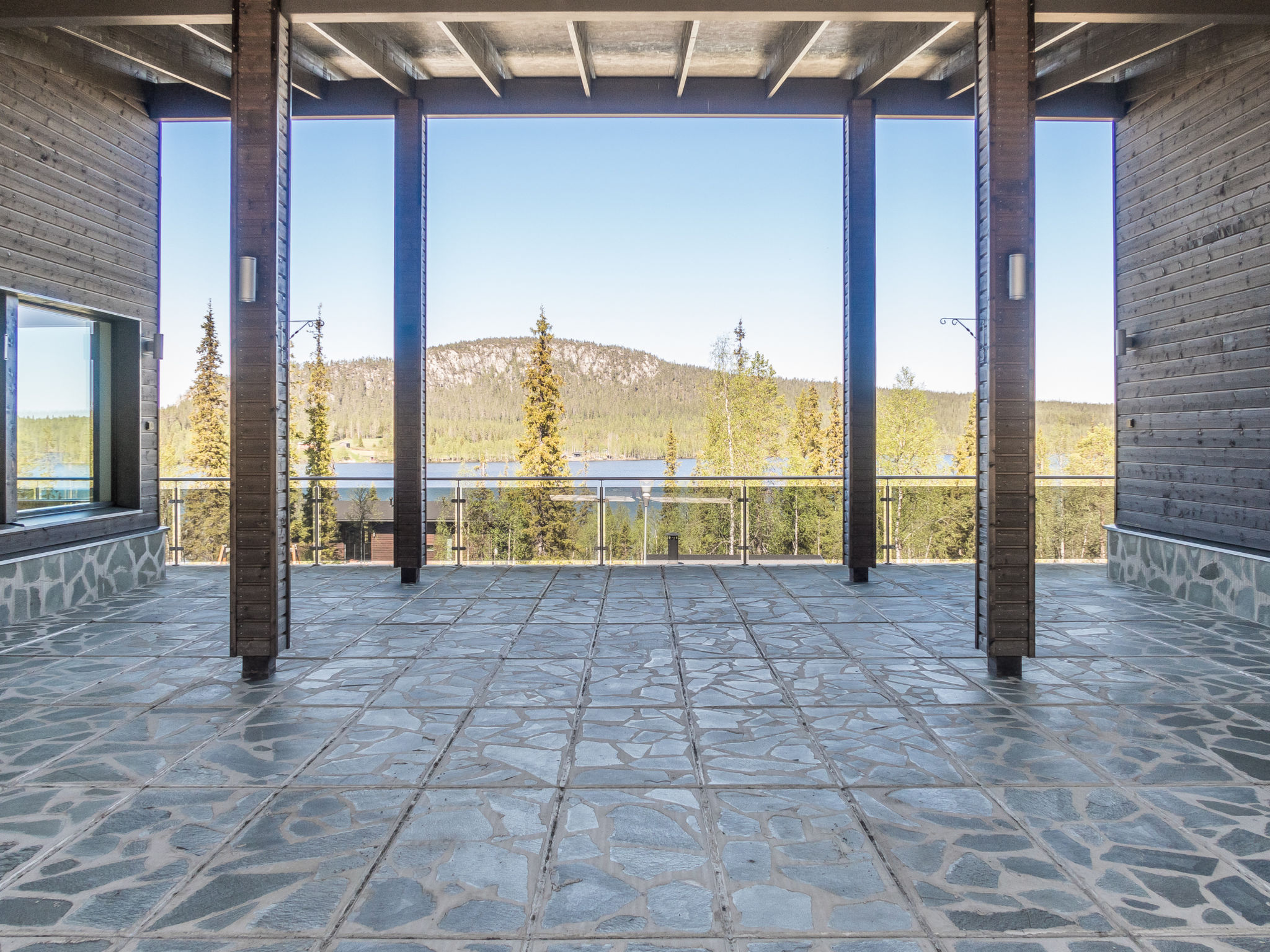 Holy lake chalet b - Binnen