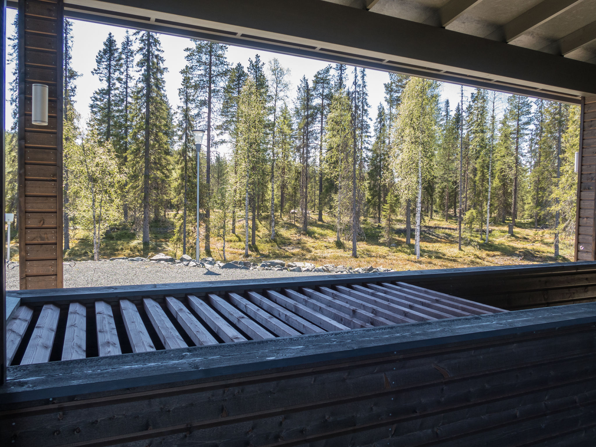 Holy lake chalet b - Binnen