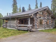 Authentieke blokhut Veskanniemi aan het meer bij Kuusamo voor 10 personen - thumbnail 1