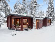 Rustieke blokhut Lana-tupa aan de piste in West-Ruka, Kuusamo - thumbnail 1